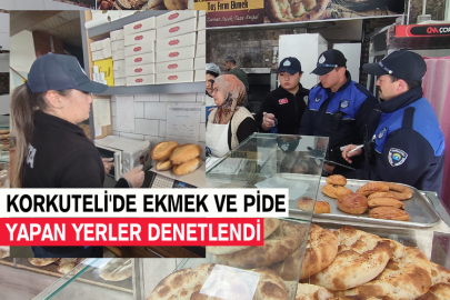 Korkuteli'de Ekmek Ve Pide Yapan Yerler Denetlendi